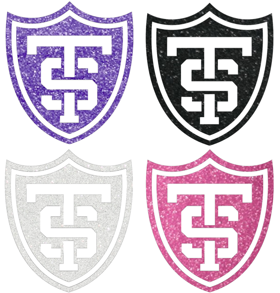 St Thomas Tommies Metallic Sparkle Team Logo Premium DieCut Vinyl Decal PICK COLOR & SIZE