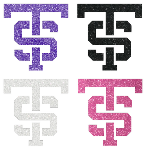 St Thomas Tommies Metallic Sparkle TS Logo Premium DieCut Vinyl Decal PICK COLOR & SIZE