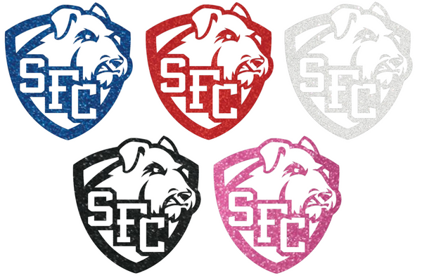 St Francis Terriers Metallic Sparkle Alternate Logo Premium DieCut Vinyl Decal PICK COLOR & SIZE