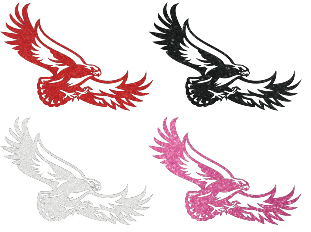 St Joseph Hawks Metallic Sparkle Team Logo Premium DieCut Vinyl Decal PICK COLOR & SIZE