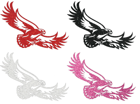 St Joseph Hawks Metallic Sparkle Team Logo Premium DieCut Vinyl Decal PICK COLOR & SIZE