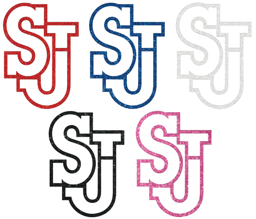 St Johns Red Storm Metallic Sparkle Team Logo Premium DieCut Vinyl Decal PICK COLOR & SIZE