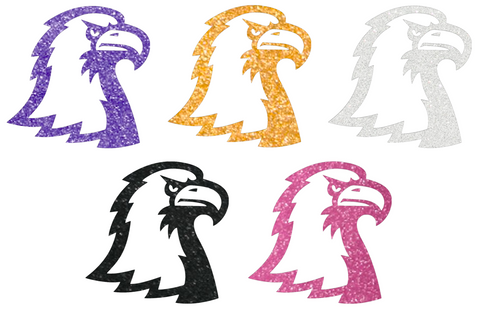 Tennessee Tech Golden Eagles Metallic Sparkle Team Logo Premium DieCut Vinyl Decal PICK COLOR & SIZE