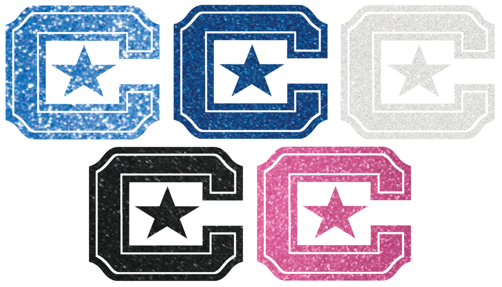 The Citadel Bulldogs Metallic Sparkle Team Logo Premium DieCut Vinyl Decal PICK COLOR & SIZE