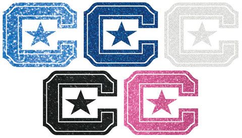 The Citadel Bulldogs Metallic Sparkle Team Logo Premium DieCut Vinyl Decal PICK COLOR & SIZE