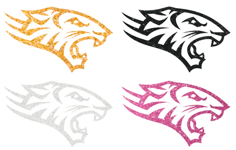 Towson Tigers Metallic Sparkle Team Logo Premium DieCut Vinyl Decal PICK COLOR & SIZE