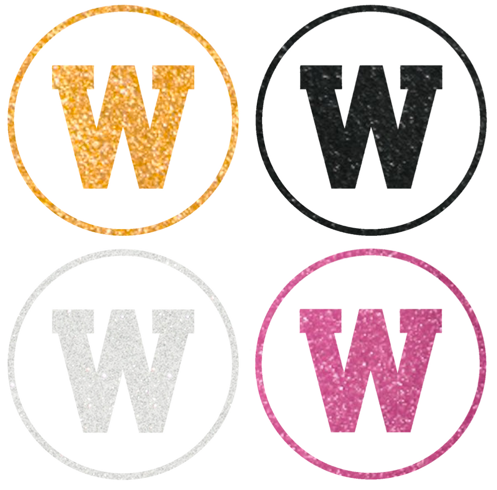 Western Michigan Broncos Metallic Sparkle Team Logo Premium DieCut Vinyl Decal PICK COLOR & SIZE