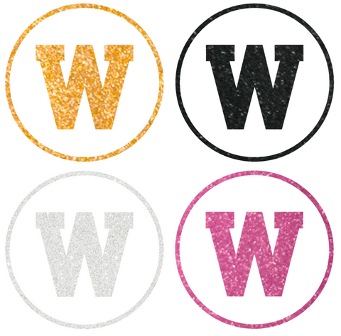 Western Michigan Broncos Metallic Sparkle Team Logo Premium DieCut Vinyl Decal PICK COLOR & SIZE