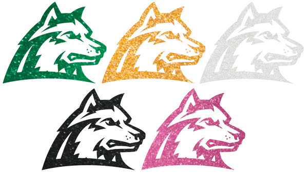 Wright State Raiders Metallic Sparkle Team Logo Premium DieCut Vinyl Decal PICK COLOR & SIZE