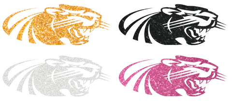 Wisconsin Milwaukee Panthers Metallic Sparkle Team Logo Premium DieCut Vinyl Decal PICK COLOR & SIZE