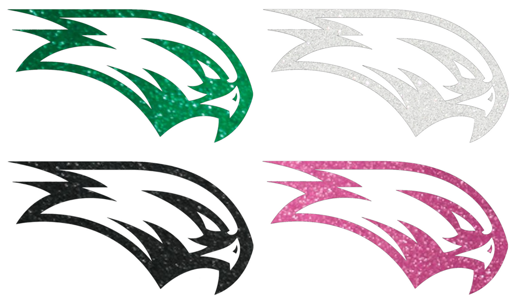 Wagner Seahawks Metallic Sparkle Team Logo Premium DieCut Vinyl Decal PICK COLOR & SIZE