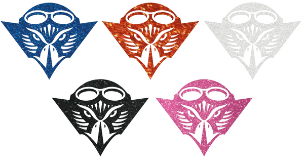 UT Martin Skyhawks Metallic Sparkle Team Logo Premium DieCut Vinyl Decal PICK COLOR & SIZE