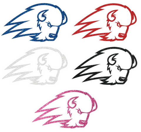 Utah Tech Trailblazers Metallic Sparkle Team Logo Premium DieCut Vinyl Decal PICK COLOR & SIZE