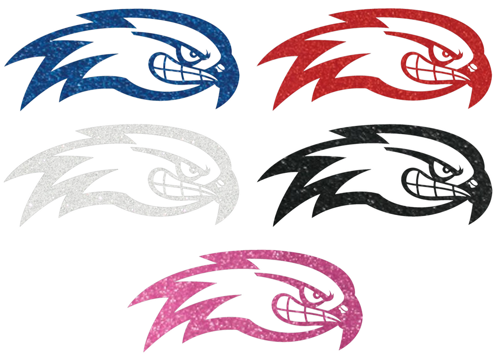 UMass Lowell River Hawks Metallic Sparkle Team Logo Premium DieCut Vinyl Decal PICK COLOR & SIZE