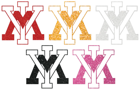 VMI Keydets Metallic Sparkle Team Logo Premium DieCut Vinyl Decal PICK COLOR & SIZE