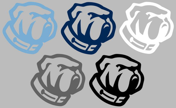 The Citadel Bulldogs Mascot Logo Premium DieCut Vinyl Decal PICK COLOR & SIZE