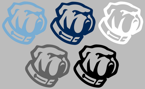 The Citadel Bulldogs Mascot Logo Premium DieCut Vinyl Decal PICK COLOR & SIZE