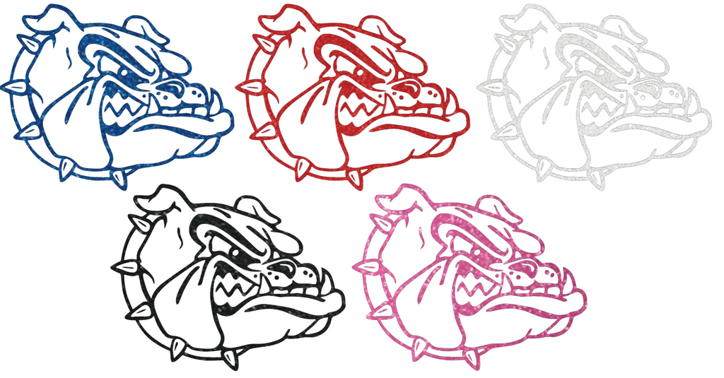 Gonzaga Bulldogs Metallic Sparkle Team Logo Premium DieCut Vinyl Decal PICK COLOR & SIZE
