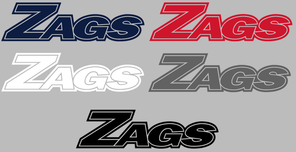 Gonzaga Bulldogs Zags Logo Premium DieCut Vinyl Decal PICK COLOR & SIZE
