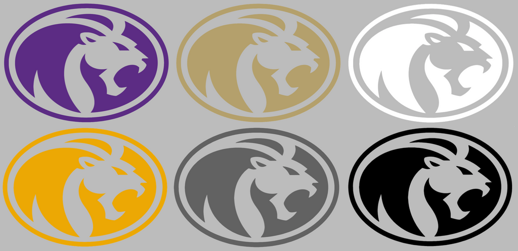 North Alabama Lions Team Logo Premium DieCut Vinyl Decal PICK COLOR & SIZE