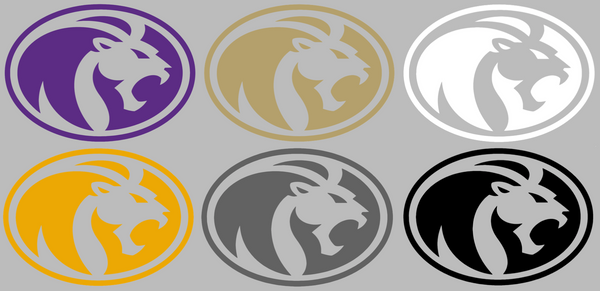 North Alabama Lions Team Logo Premium DieCut Vinyl Decal PICK COLOR & SIZE
