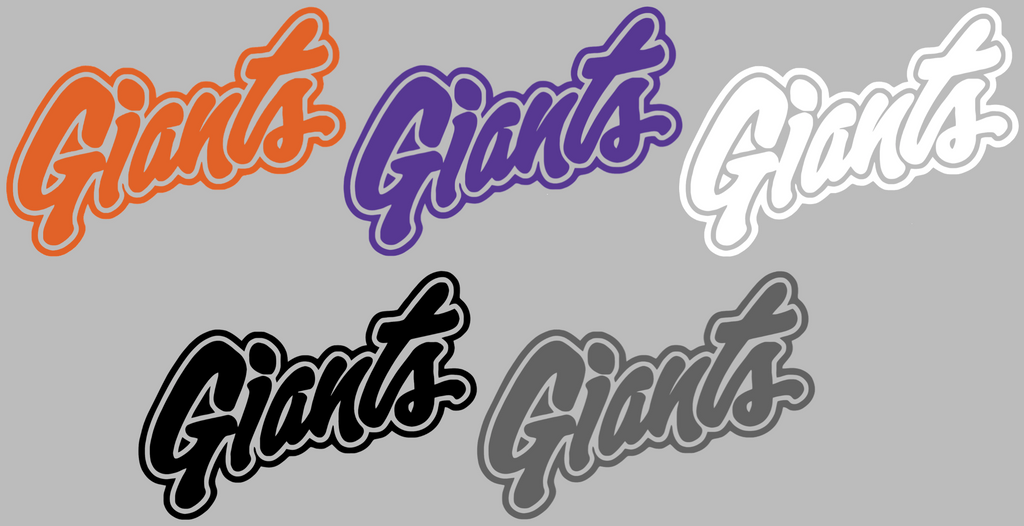 San Francisco Giants 2025 City Connect Team Name Logo Premium DieCut Vinyl Decal PICK COLOR & SIZE