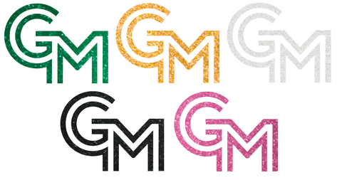 George Mason Patriots Metallic Sparkle Team Logo Premium DieCut Vinyl Decal PICK COLOR & SIZE