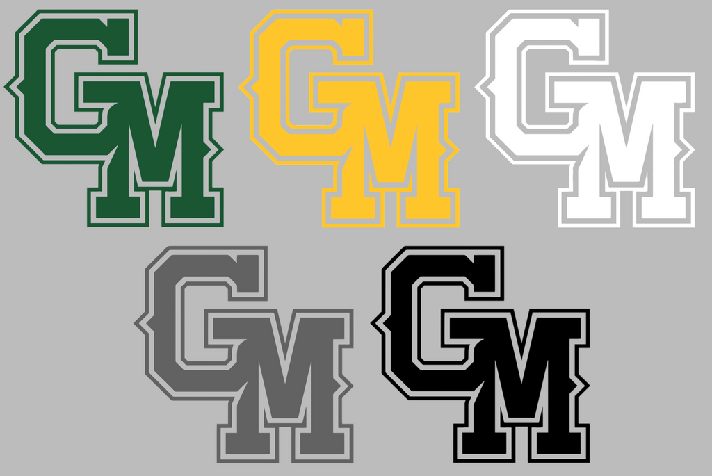 George Mason Patriots Retro Throwback Logo Premium DieCut Vinyl Decal PICK COLOR & SIZE