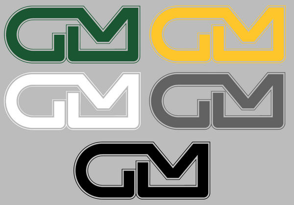 George Mason Patriots Retro Throwback Logo Premium DieCut Vinyl Decal PICK COLOR & SIZE