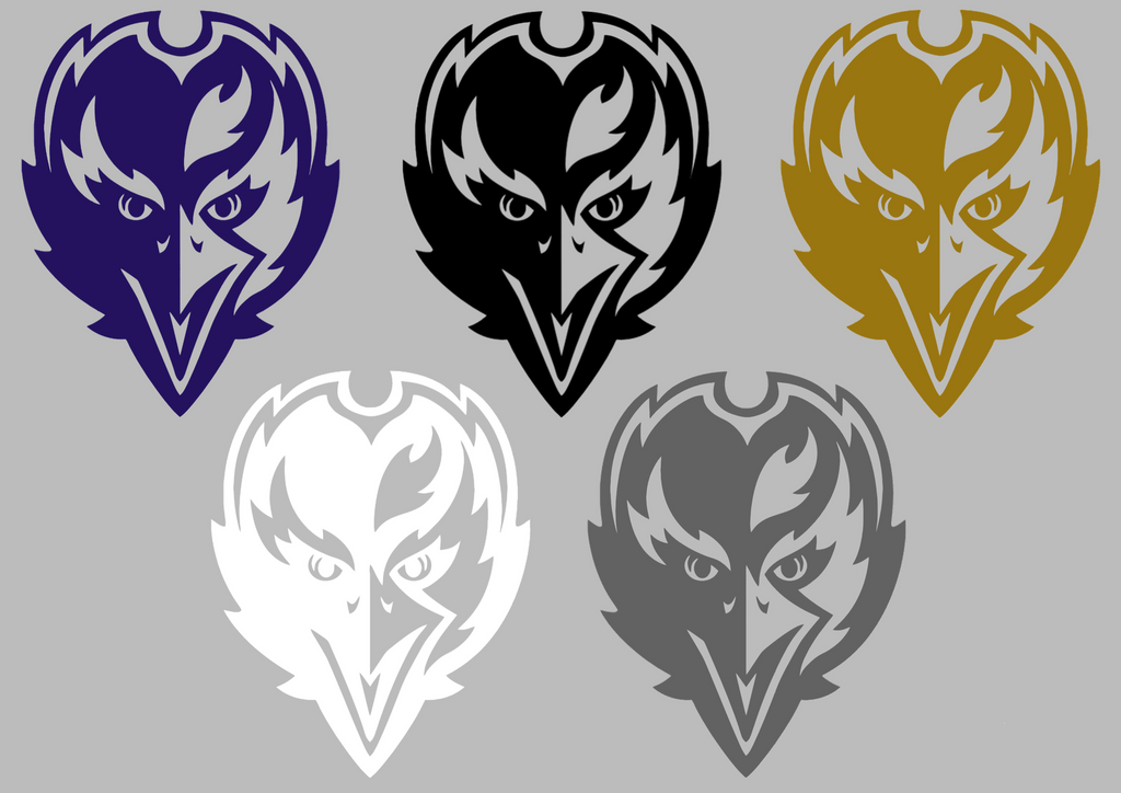 Baltimore Ravens Alternate Raven Head Logo Premium DieCut Vinyl Decal PICK COLOR & SIZE