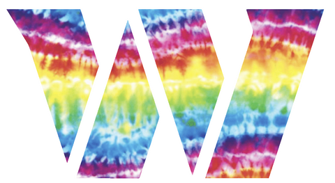 Washington Commanders Crucial Catch Cancer Team Logo Tie Dye Vinyl Decal PICK SIZE