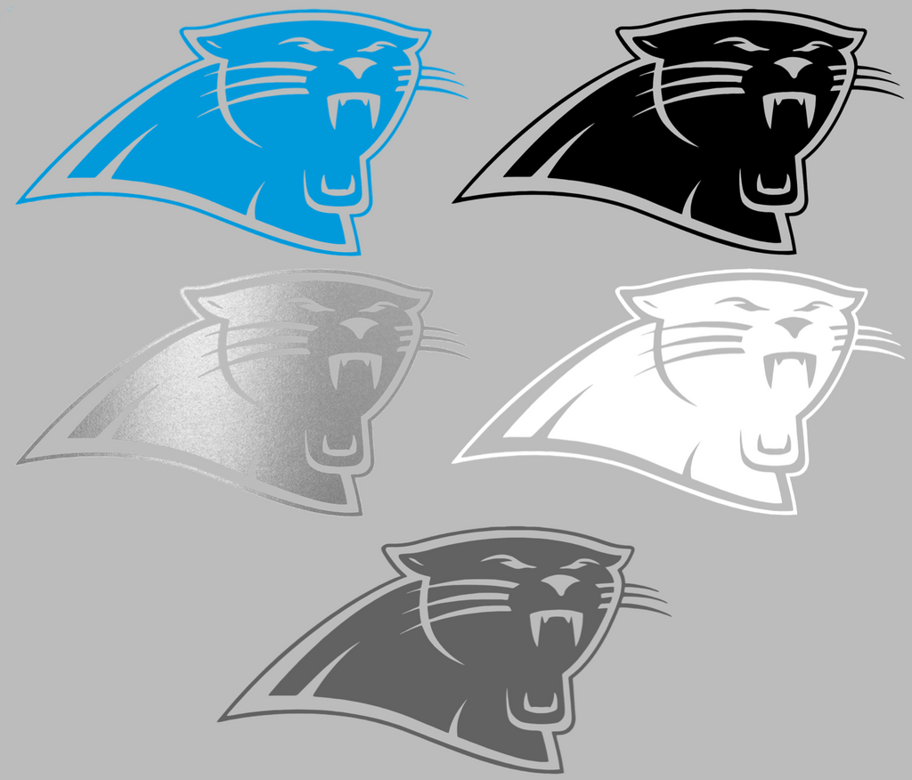 Carolina Panthers Retro Throwback Logo Premium DieCut Vinyl Decal PICK COLOR & SIZE