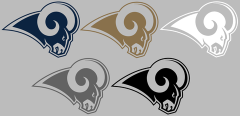 Los Angeles Rams Retro Throwback Logo Premium DieCut Vinyl Decal PICK COLOR & SIZE