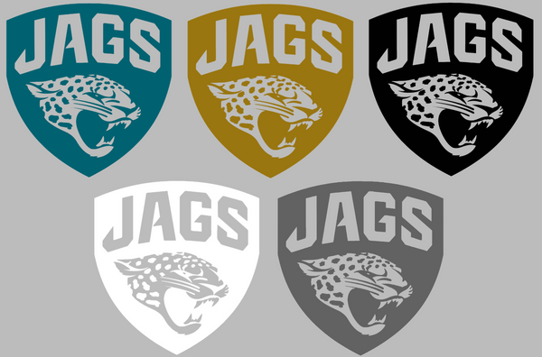 Jacksonville Jaguars Shield Logo Premium DieCut Vinyl Decal PICK COLOR & SIZE