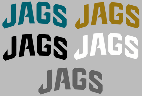 Jacksonville Jaguars JAGS Logo Premium DieCut Vinyl Decal PICK COLOR & SIZE