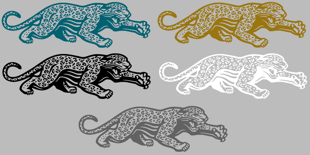 Jacksonville Jaguars Retro Throwback Logo Premium DieCut Vinyl Decal PICK COLOR & SIZE