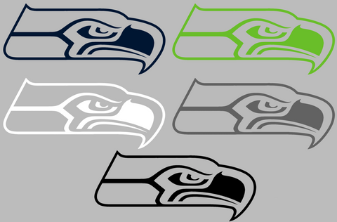 Seattle Seahawks Alternate Logo Premium DieCut Vinyl Decal PICK COLOR & SIZE