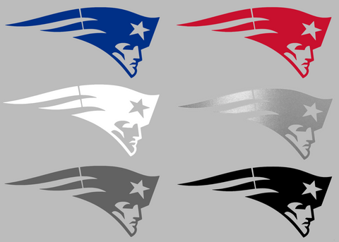 New England Patriots Retro Throwback Logo Premium DieCut Vinyl Decal PICK COLOR & SIZE