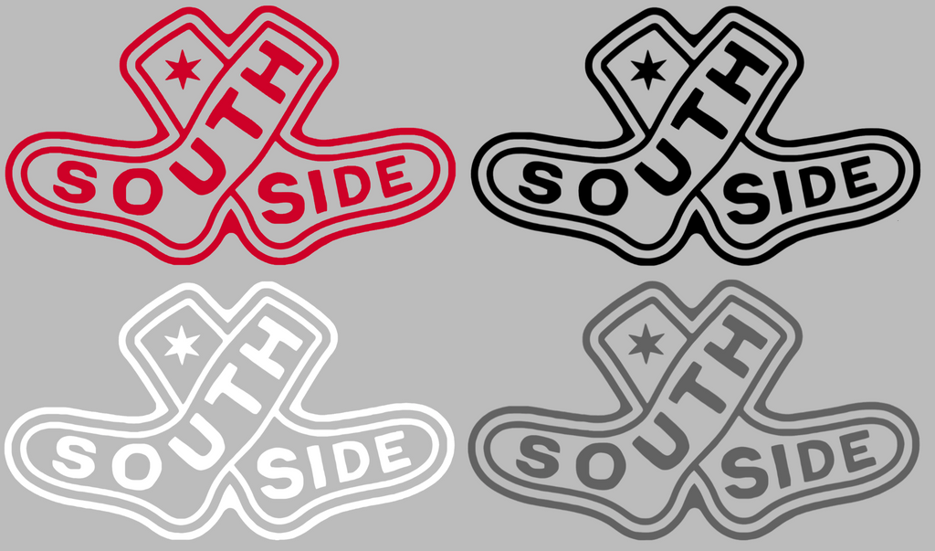 Chicago White Sox 2025 City Connect South Side Logo Premium DieCut Vinyl Decal PICK COLOR & SIZE