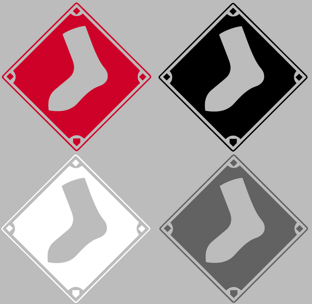 Chicago White Sox 2025 City Connect Alternate Diamond Logo Premium DieCut Vinyl Decal PICK COLOR & SIZE