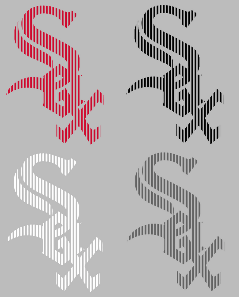 Chicago White Sox City Connect 2.0 Pinstripe Logo Premium DieCut Vinyl Decal PICK COLOR & SIZE