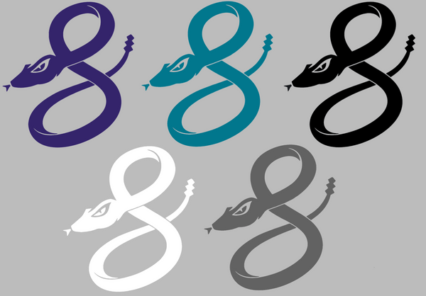 Arizona Diamondbacks 2025 City Connect Snake Logo Premium DieCut Vinyl Decal PICK COLOR & SIZE