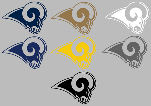 St Louis Rams Retro Throwback Premium DieCut Vinyl Decal PICK COLOR & SIZE