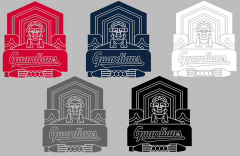 Cleveland Guardians Alternate Logo Premium DieCut Vinyl Decal PICK COLOR & SIZE
