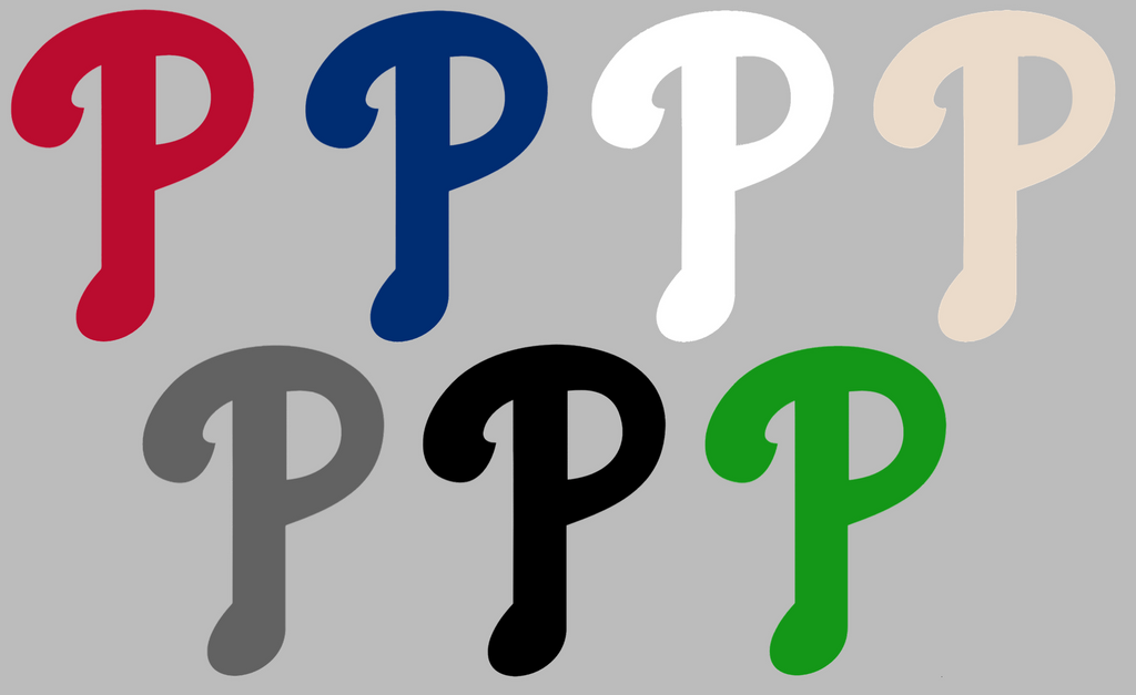 Philadelphia Phillies Team Logo Premium DieCut Vinyl Decal PICK COLOR & SIZE