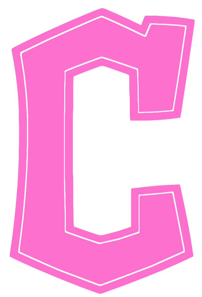 Cleveland Guardians Pink Mothers Day Breast Cancer Awareness C Logo Vinyl Decal PICK SIZE