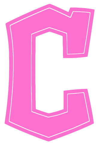 Cleveland Guardians Pink Mothers Day Breast Cancer Awareness C Logo Vinyl Decal PICK SIZE