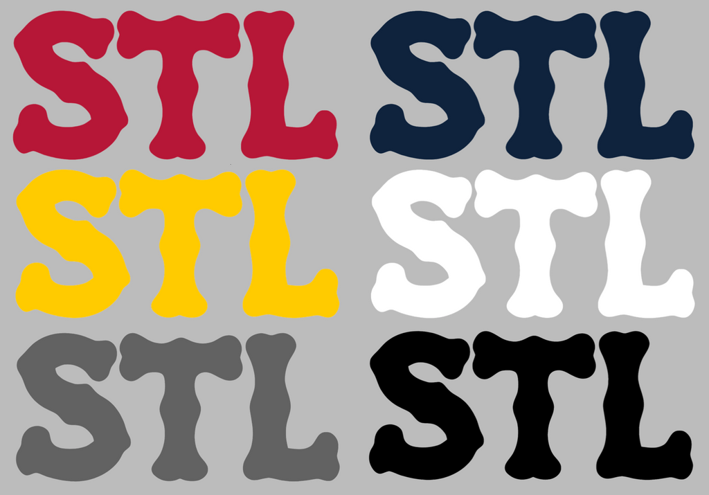 St Louis Cardinals City Connect STL Logo Premium DieCut Vinyl Decal PICK COLOR & SIZE