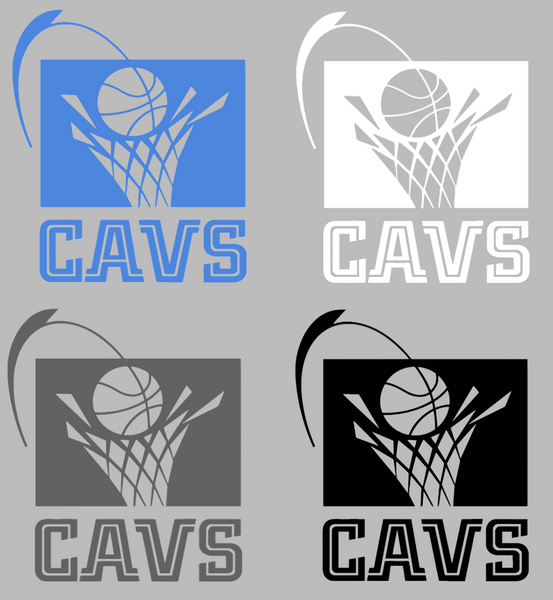 Cleveland Cavaliers Retro Throwback Logo Premium DieCut Vinyl Decal PICK COLOR & SIZE
