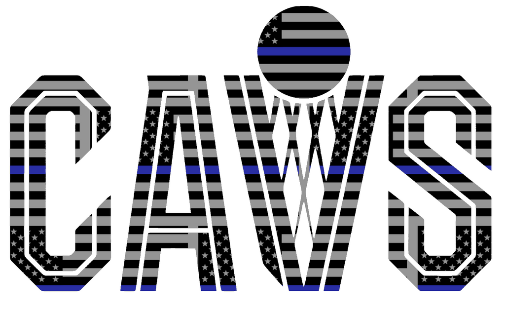 Cleveland Cavaliers CAVS Logo Thin Blue Line American Flag Premium DieCut Vinyl Decal PICK SIZE